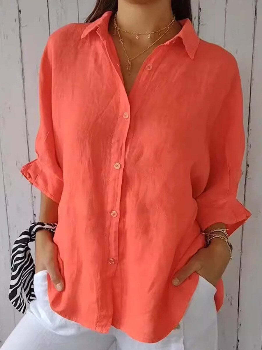 Sante | Linnen Dames Blouse Voor De Zomer