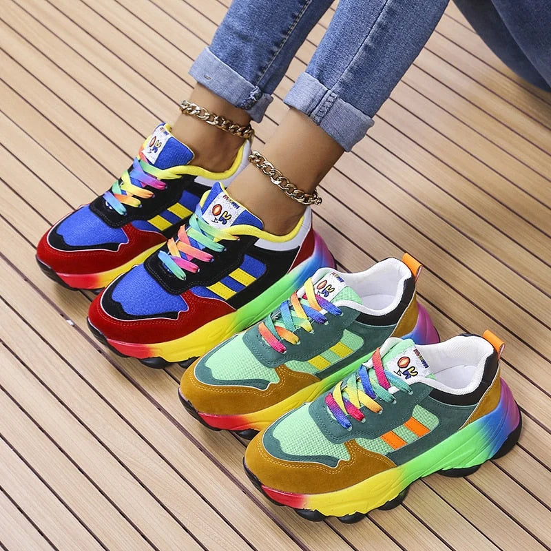 Eva | Orthopedische Regenboog Schoenen Voor Vrouwen