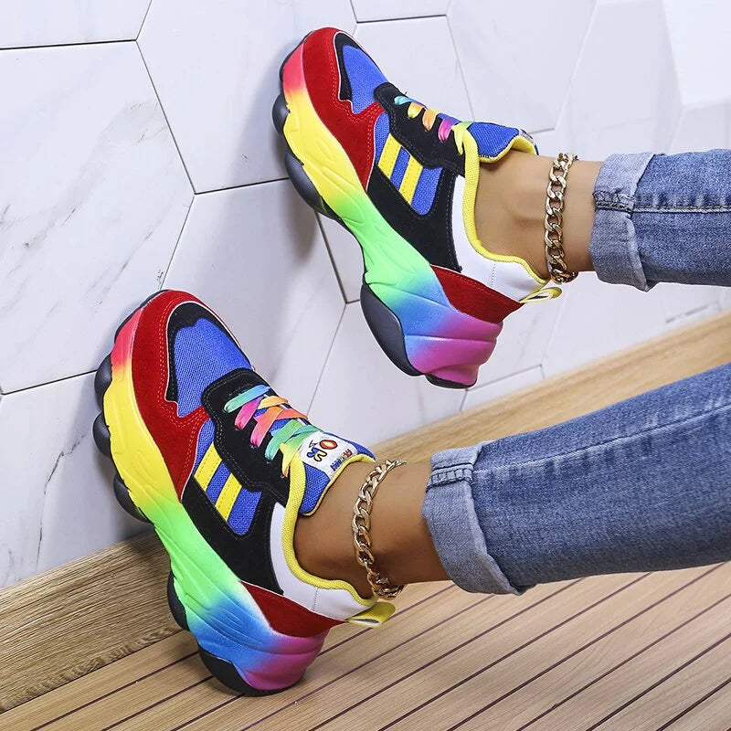 Eva | Orthopedische Regenboog Schoenen Voor Vrouwen