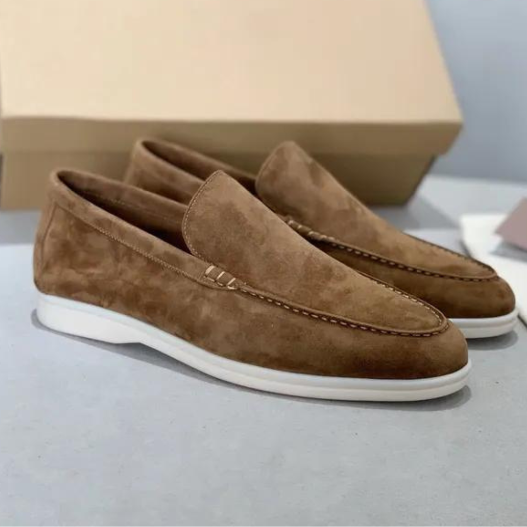 Andre | Comfortabele suède loafers