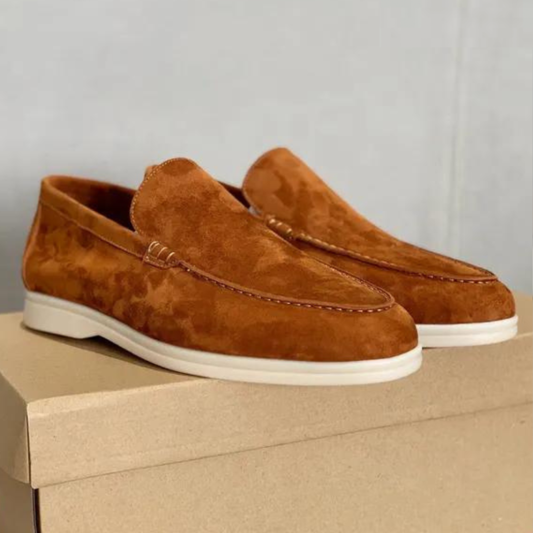 Andre | Comfortabele suède loafers