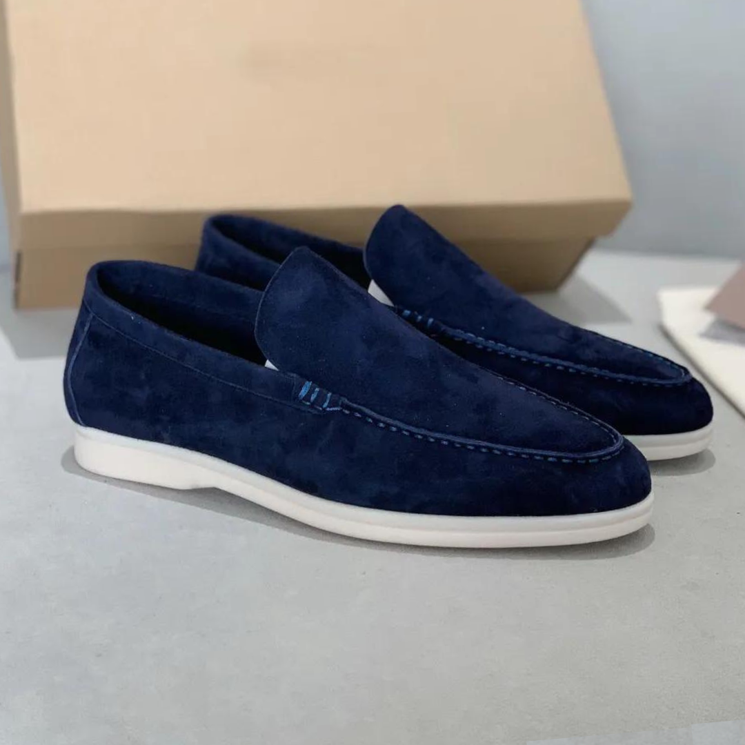 Andre | Comfortabele suède loafers